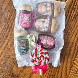 🍭🤲NWT‼️Bath & Body Works Christmas Lollipop with Sanitizers